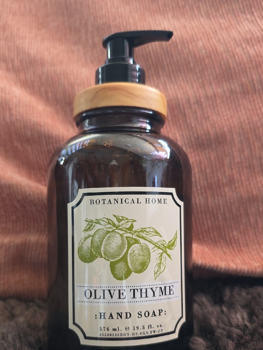 Olive Thyme Hand Soap - Brown Bottle